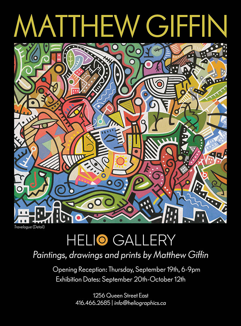 Matthew Giffin Helio Gallery Exhibit Poster, 2019