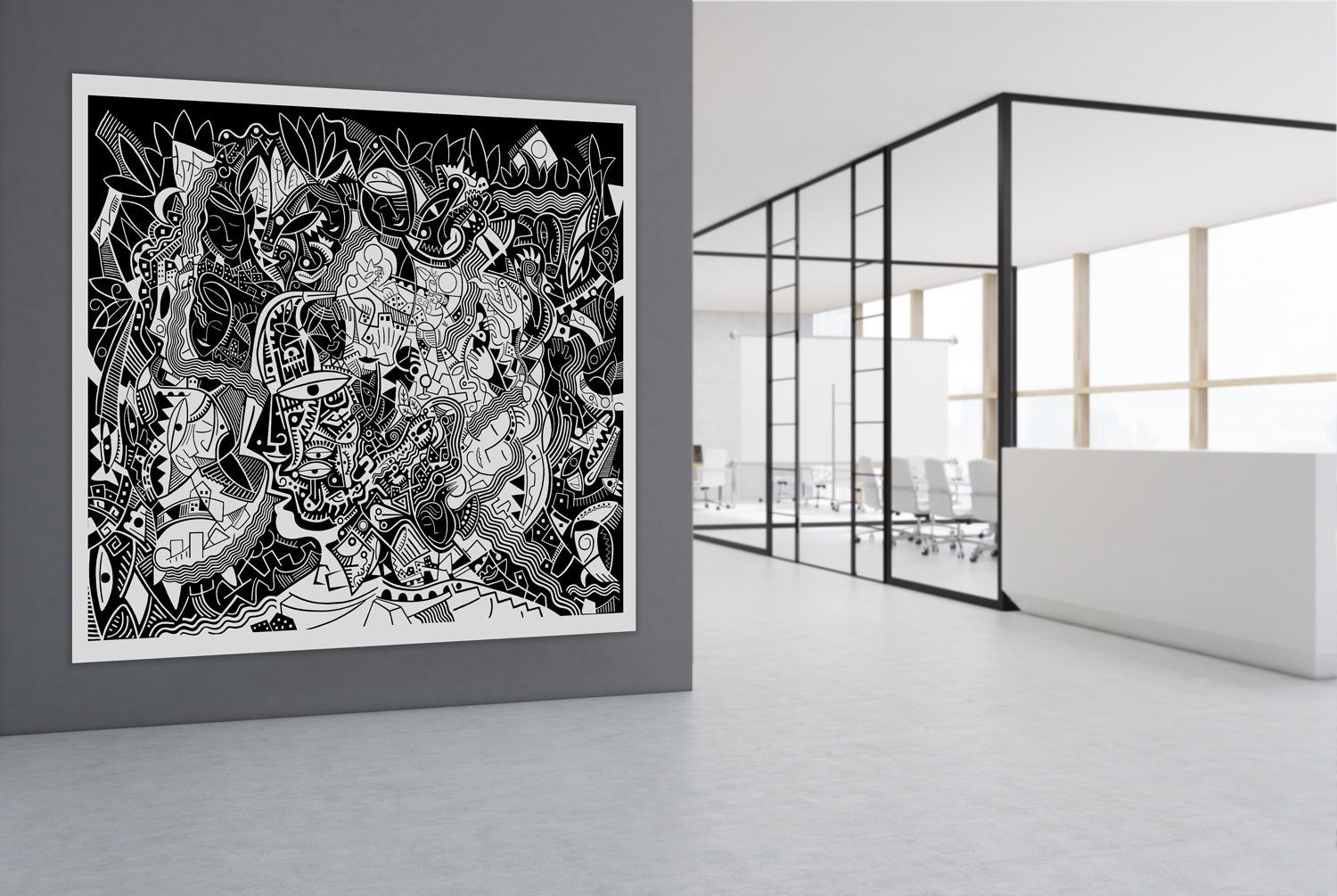 Thought Gallery, ink art